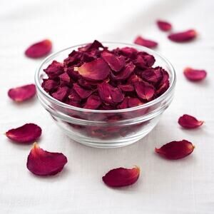 Rose Petal .5oz Natural Red Potpourri Wedding Confetti Bath Soap Candle Crafts